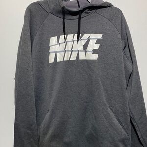 Nike Men's Pullover Hoodie Sweatshirt Active Athletic Long Sleeve Gray XXL Tall
